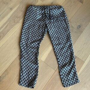 The Kooples silk geometric pants